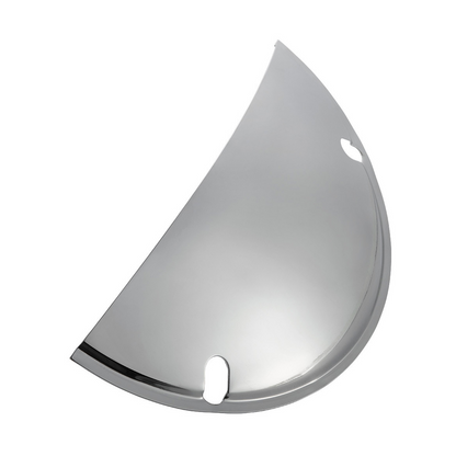 Chrome Half-Moon Shield For 7" Headlight (Pair)