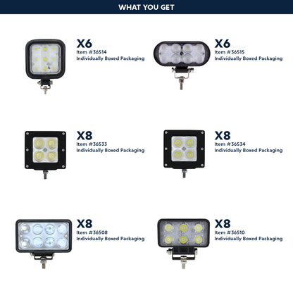 Work Lights Floor Display-Package #2