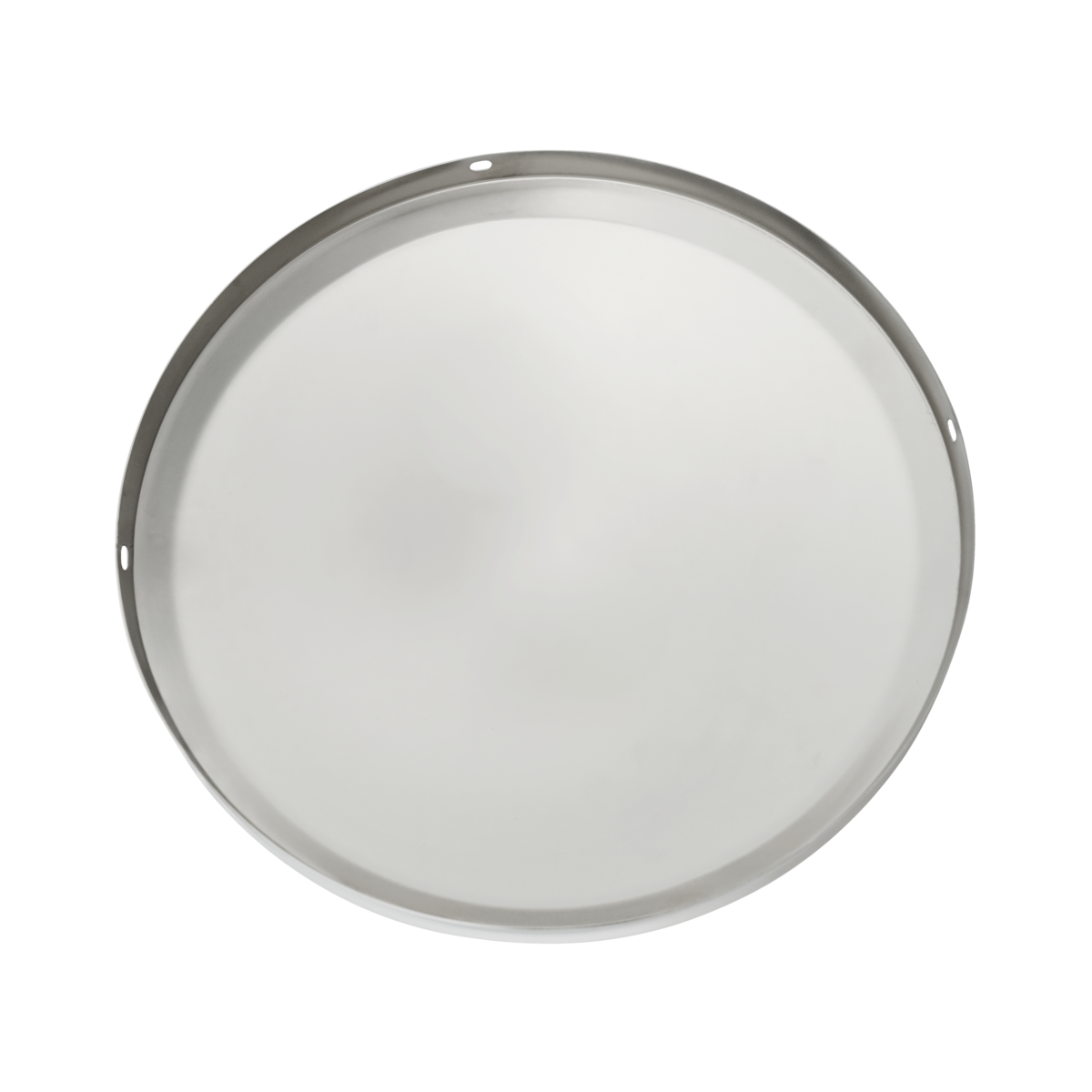 No Notch Chrome Pointed Front Hubcap - 1/2" Lip