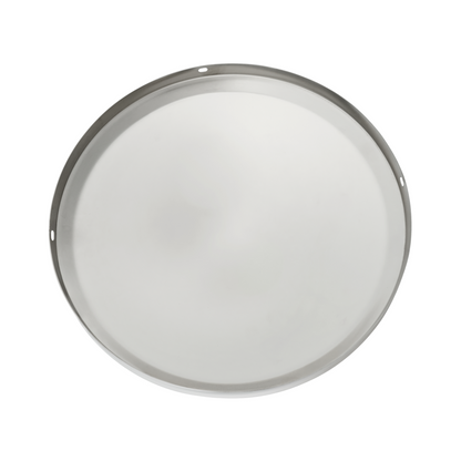 No Notch Chrome Pointed Front Hubcap - 1/2" Lip