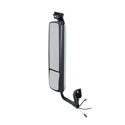 Chrome Mirror Assembly With LED Turn Signal For 2012-2017 Volvo VNL - Driver