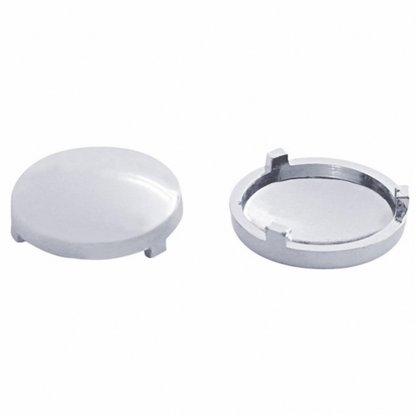 Chrome Plastic Covers For 3/4" Round Vinyl Button For Most Freightliner & International (Bulk)