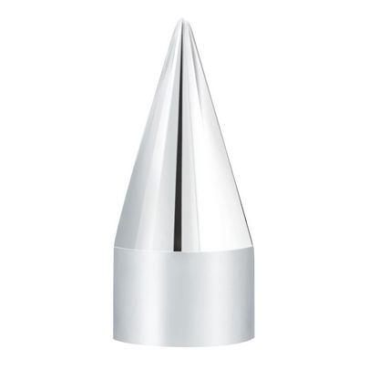 33mm x 4-1/8" Chrome Plastic Spike Nut Cover - Push-On (Bulk)
