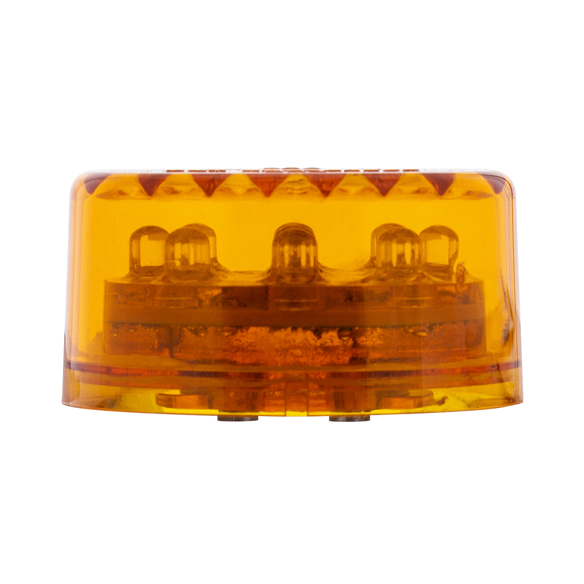 9 LED 2" Round Light (Clearance/Marker) - Amber LED/Amber Lens