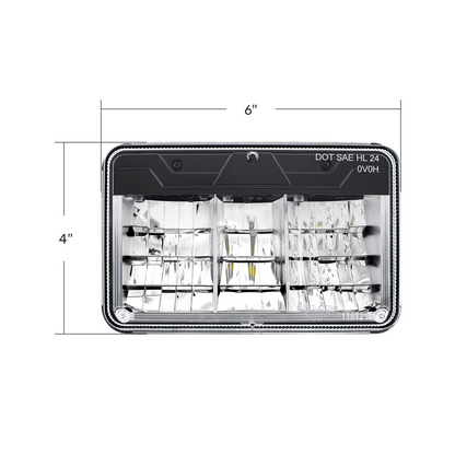 ULTRALIT-8 High Power LED 4" X 6" Headlight