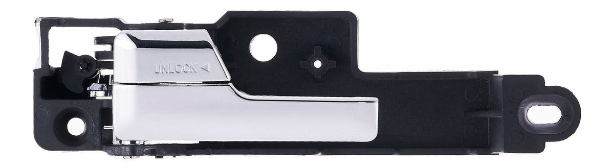 Interior Door Handle Front LH Plastic Chrome for 2006-2012 Ford Fusion; 2006-2009 Lincoln Zephyr; 2006-2012 Lincoln MKZ Hybrid; 2006-2011 Mercury Milan Hybrid