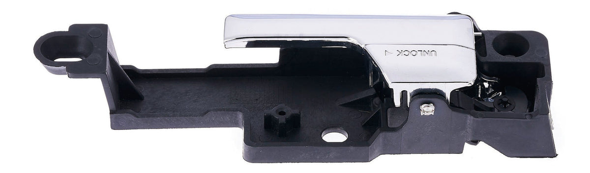 Interior Door Handle Front LH Plastic Chrome for 2006-2012 Ford Fusion; 2006-2009 Lincoln Zephyr; 2006-2012 Lincoln MKZ Hybrid; 2006-2011 Mercury Milan Hybrid