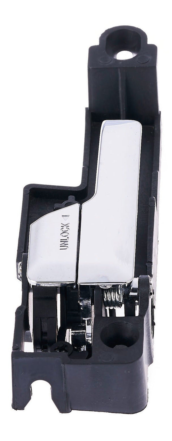 Interior Door Handle Front LH Plastic Chrome for 2006-2012 Ford Fusion; 2006-2009 Lincoln Zephyr; 2006-2012 Lincoln MKZ Hybrid; 2006-2011 Mercury Milan Hybrid