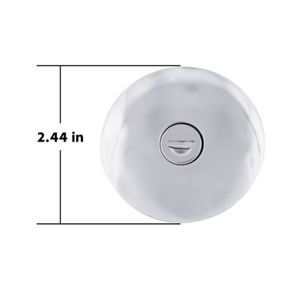 Chrome Vented Locking Gas Cap With Two Keys For Various 1947-71 Chevy & Ford Vehicles