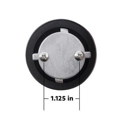 Chrome Vented Locking Gas Cap With Two Keys For Various 1947-71 Chevy & Ford Vehicles