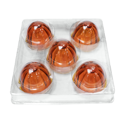 Watermelon Glass Marker Light Lens - Dark Amber (5 Pcs)