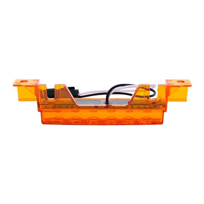 6 LED Competition Series Exterior Visor Light For 1996-2024 Volvo VNL-Amber LED/Amber Lens (5 Pcs)