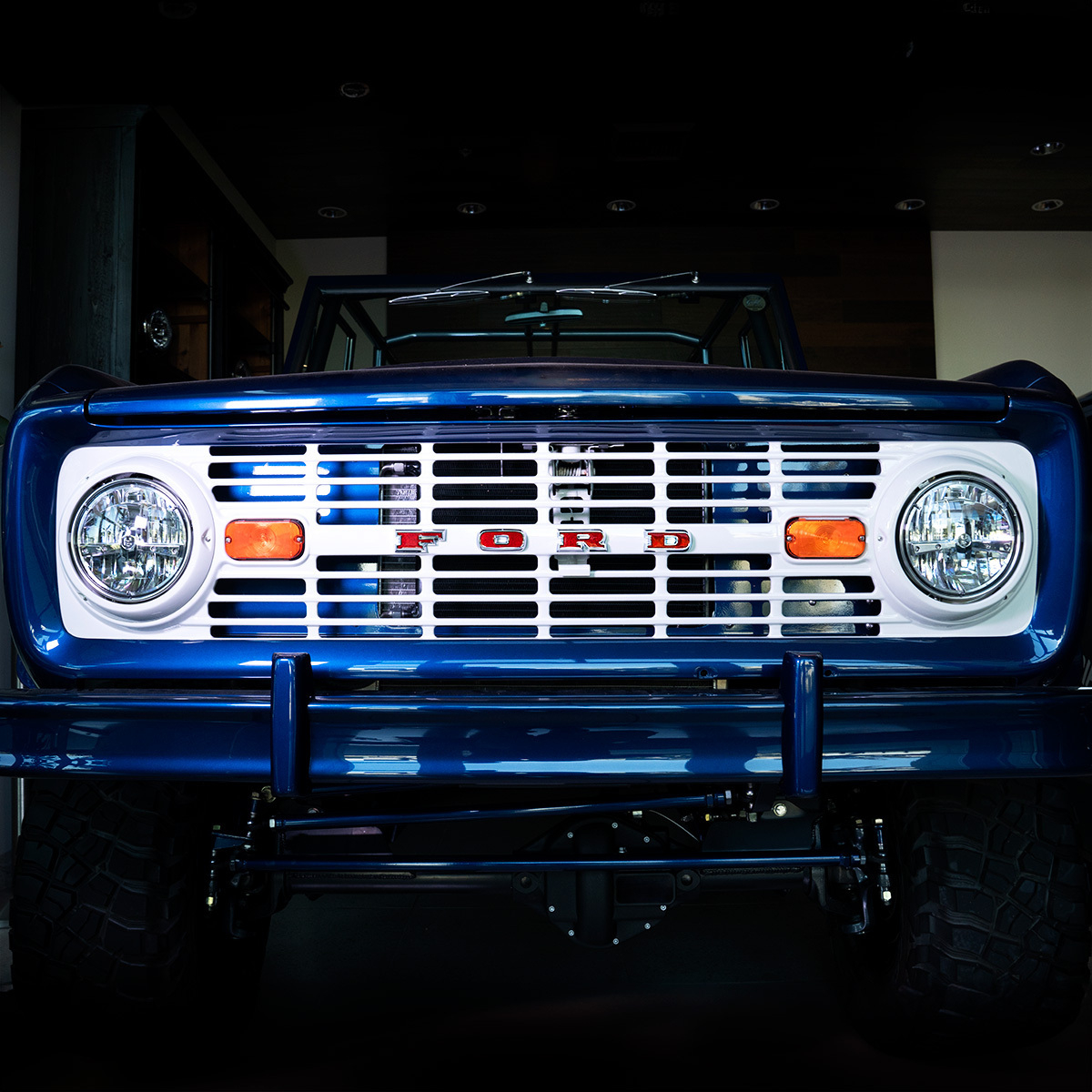 Chrome "Ford" Grille Letter Set For 1966-1977 Ford Bronco