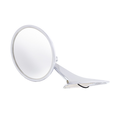 Exterior Mirror With Bow Tie Logo & LED Turn Signal For 1966-72 Chevy Passenger Car - L/H