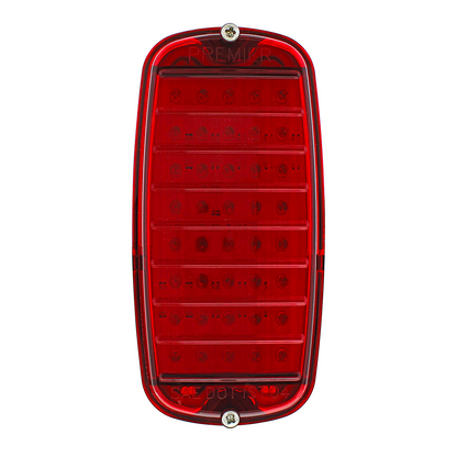40 LED Tail Light Assembly For 1960-66 Chevy & GMC Fleetside Truck, Red Lens