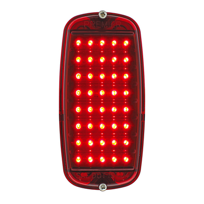 40 LED Tail Light Assembly For 1960-66 Chevy & GMC Fleetside Truck, Red Lens