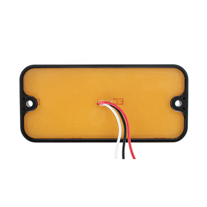 18 LED Side Marker Light With Stainless Steel Trim For 1968-1972 Chevrolet & GMC Truck, Amber Lens