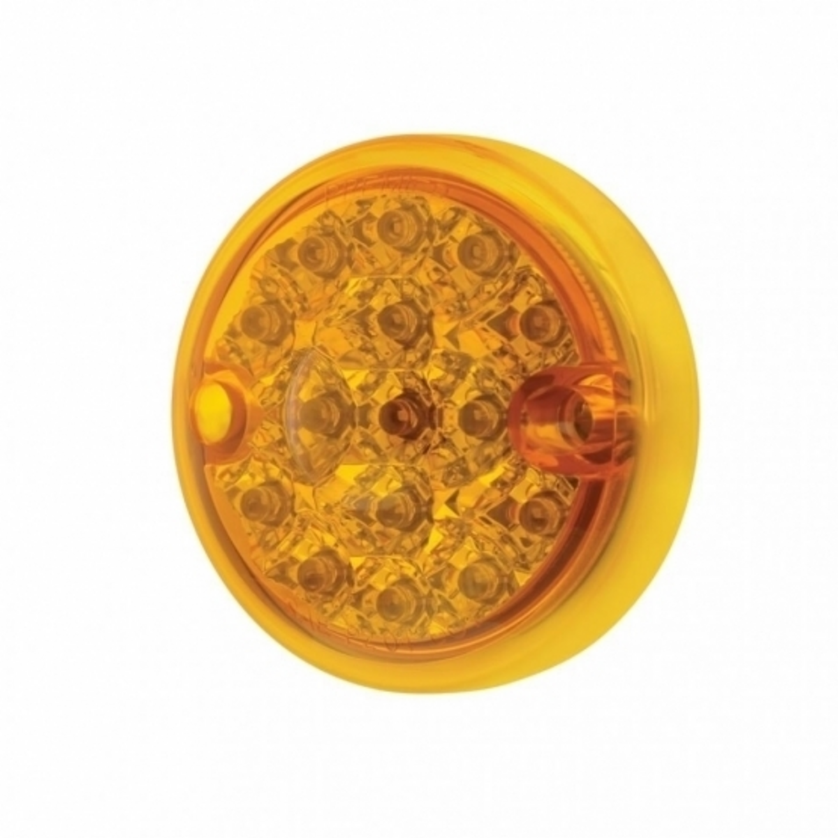 15 LED 3" Reflector Series 4 Light Only For Double Face Light Housing - Amber LED/Amber Lens (Bulk)