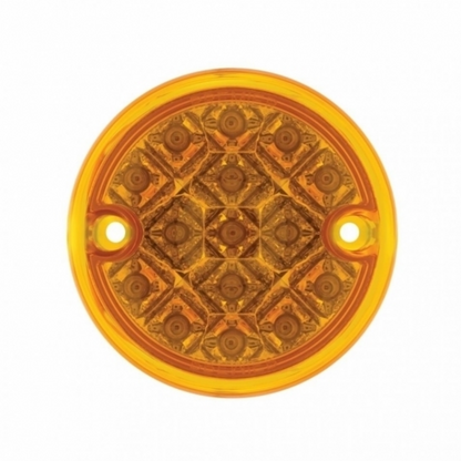 15 LED 3" Reflector Series 4 Light Only For Double Face Light Housing - Amber LED/Amber Lens (Bulk)