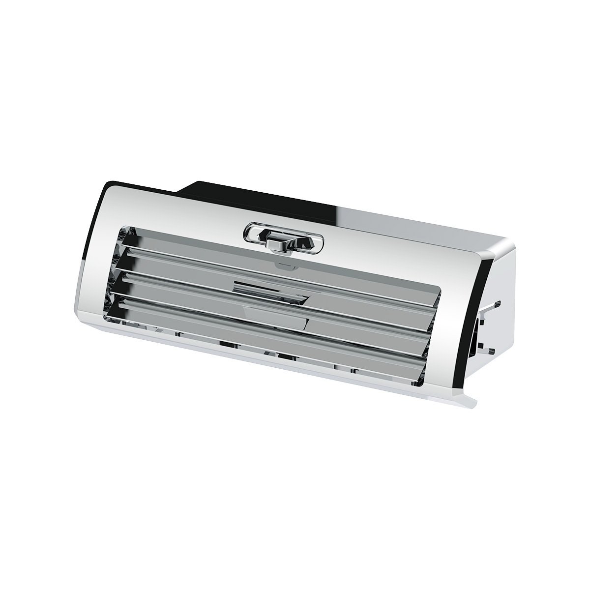 Chrome Plastic A/C Vent For 2008-2017 Freightliner Cascadia - Center/Adjustable