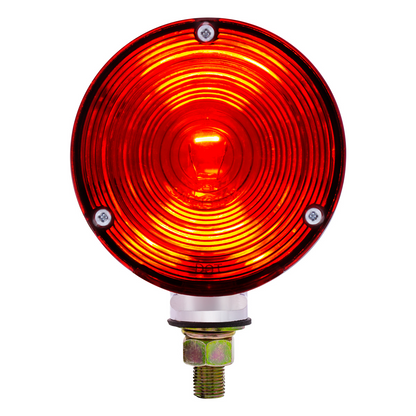 Double Face Turn Signal Light With 1156 Bulb - Amber & Red Lens