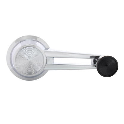 Chrome Inside Window Crank With Black Knob For 1961-1964 Chevy Impala/Bel-Air