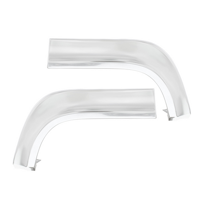 Front Upper Eyebrows Moldings For 1963 Chevy Passenger Car (Pair)
