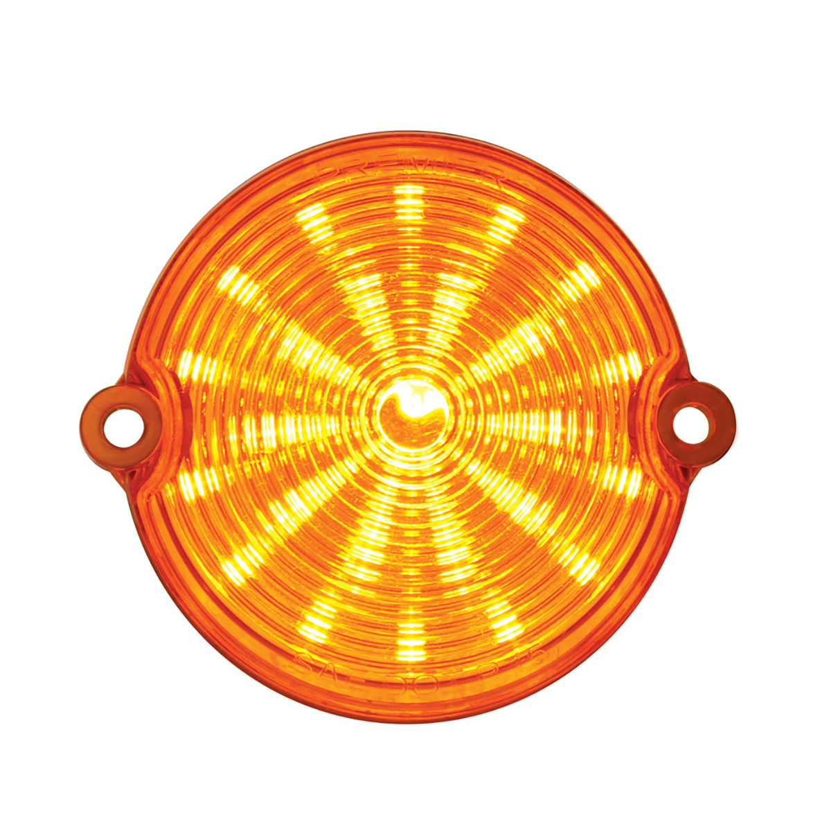 25 Amber LED 12V Front Parking Light For 1963-1967 Chevrolet Corvette-Amber Lens