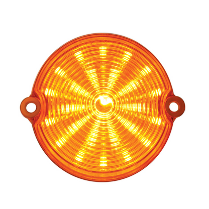 25 Amber LED 12V Front Parking Light For 1963-1967 Chevrolet Corvette-Amber Lens