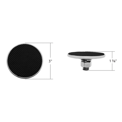 Stainless Steel Pyramid Design Brake Pedal Pad For 1932-1959 Ford Car/Truck