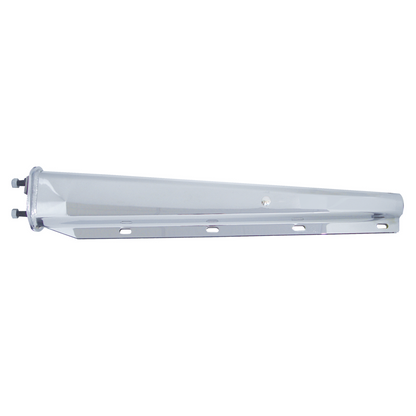 30" Chrome Heavy Duty Mud Flap Hangers - 2.5" Bolt Pattern - Competition Series (Pair)