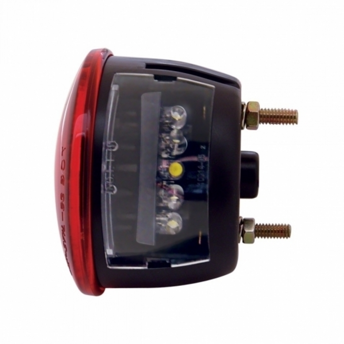 19 LED Stud Mount Light With License Light (Stop, Turn & Tail) - Driver (Bulk)