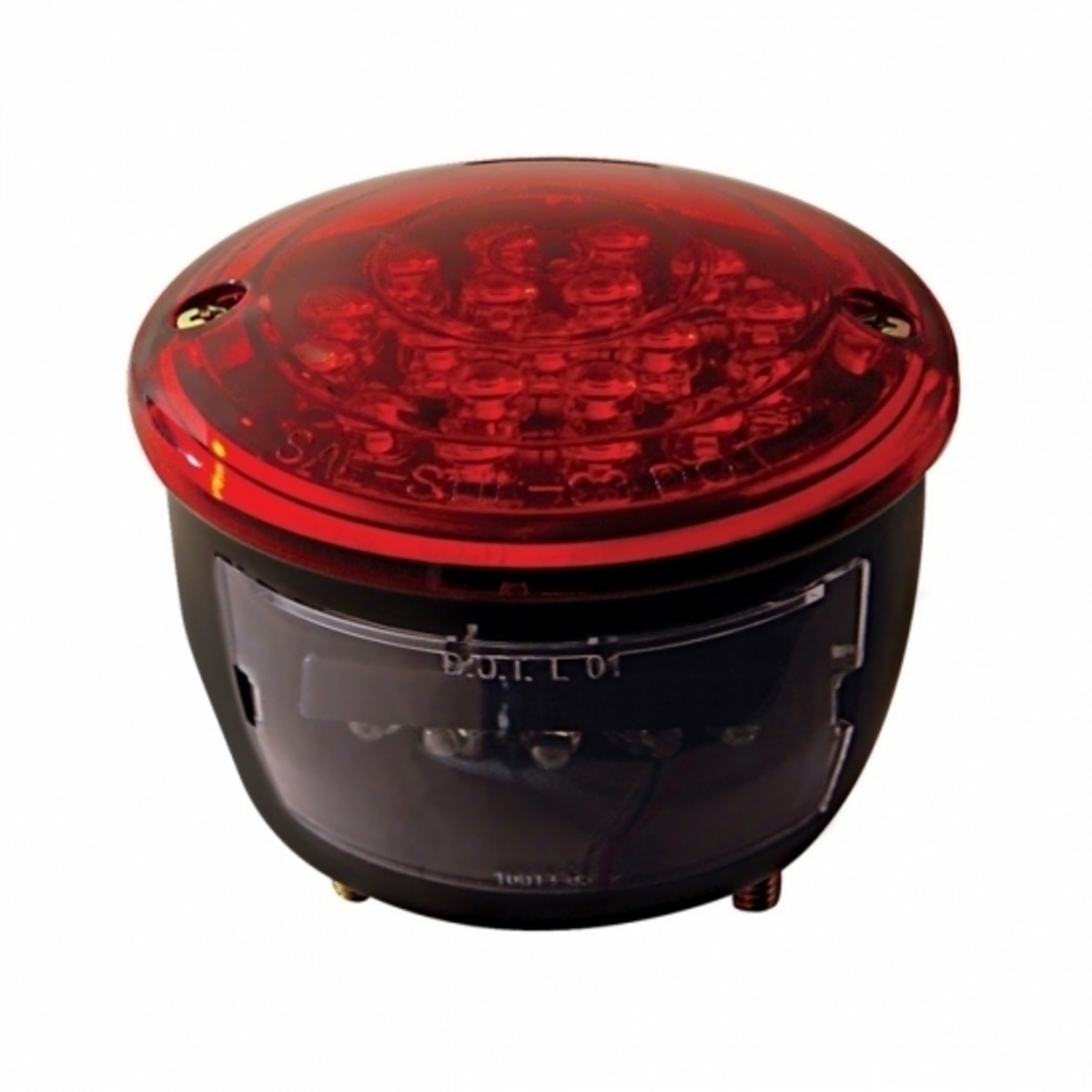 19 LED Stud Mount Light With License Light (Stop, Turn & Tail) - Driver (Bulk)