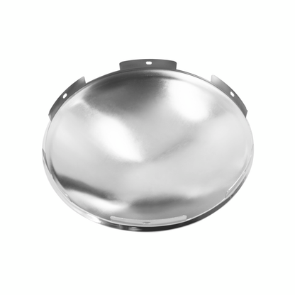 6 Even Dome Front Hubcap - 7/16" Lip