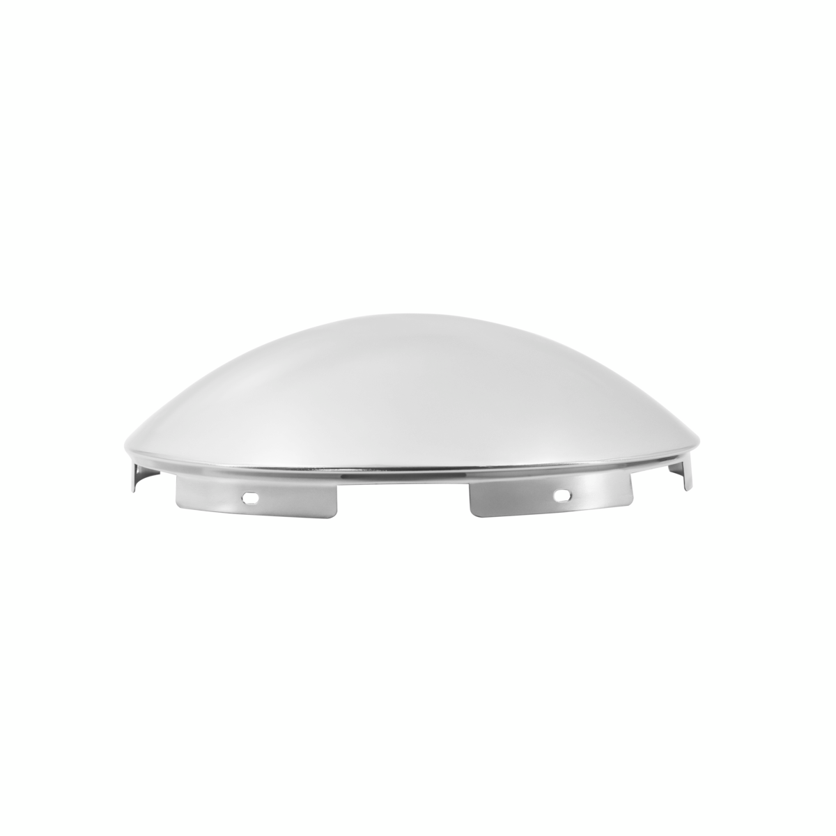 6 Even Dome Front Hubcap - 7/16" Lip
