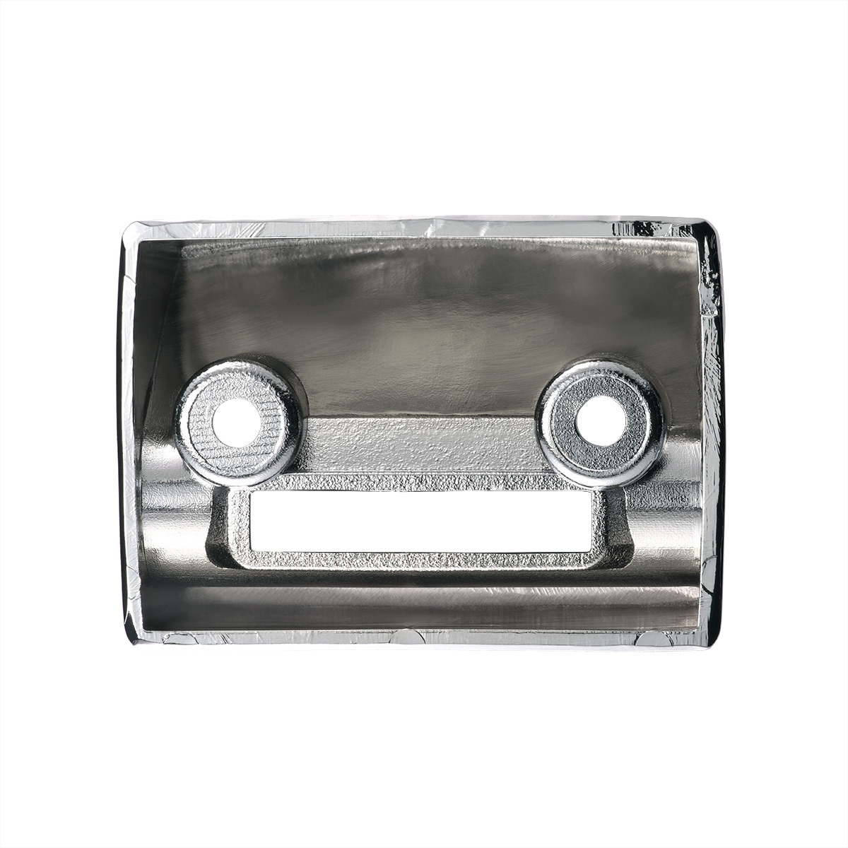 Chrome Plastic Axle/Differential Switch Guard With Glossy Sticker For 1990-2010 Freightliner Classic-Blue