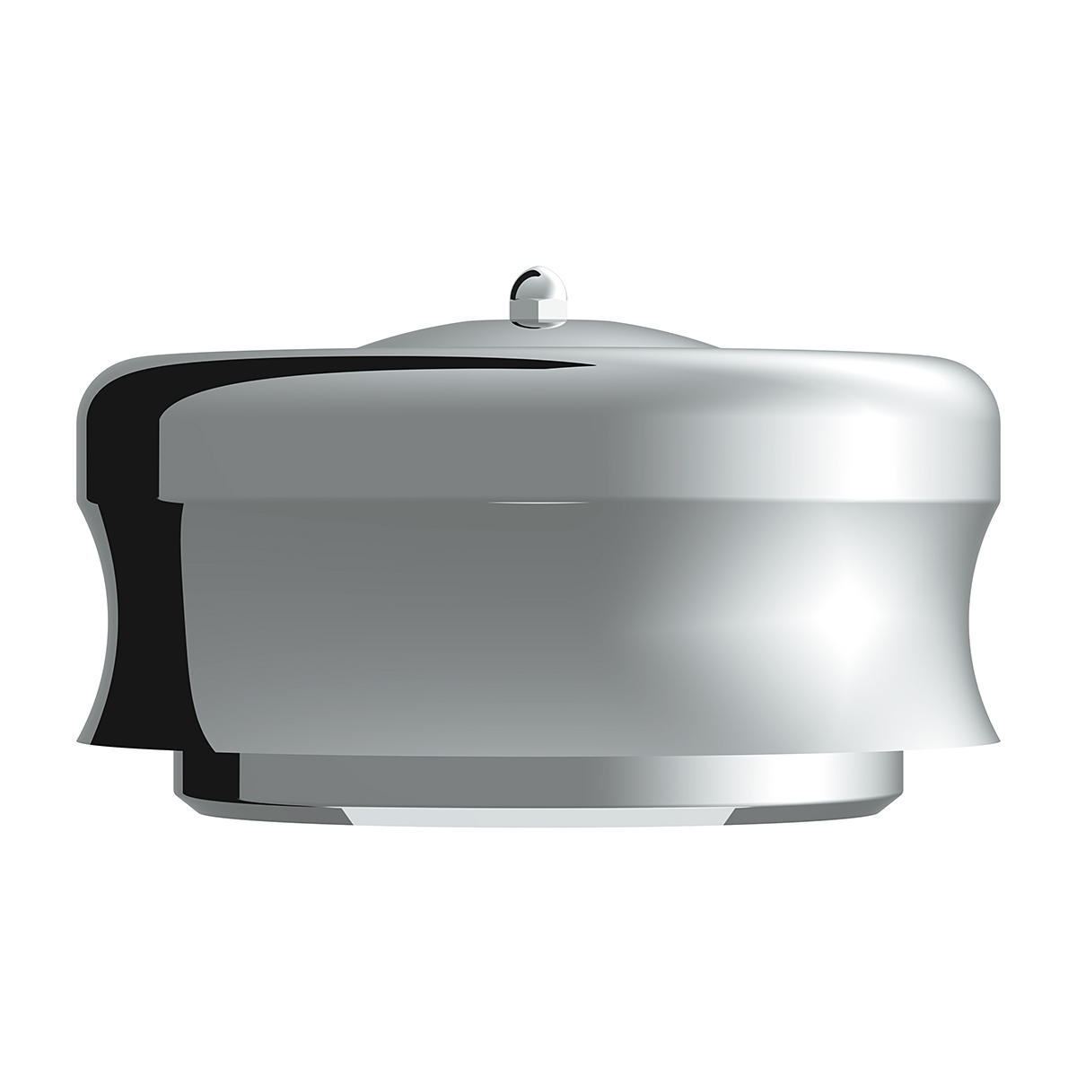 6-3/8" Round Chrome Dome Style Air Cleaner