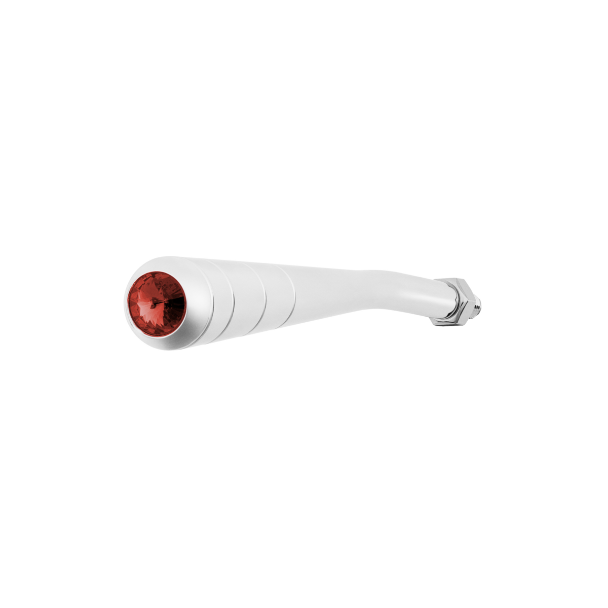 7" Trailer Brake Handle With Red Crystal
