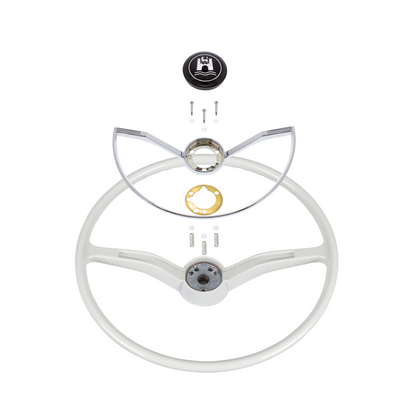 15-3/4" steering wheel for 1962-1971 Volkswagen Beetle/Karmann Ghia/Type 3 - Grey