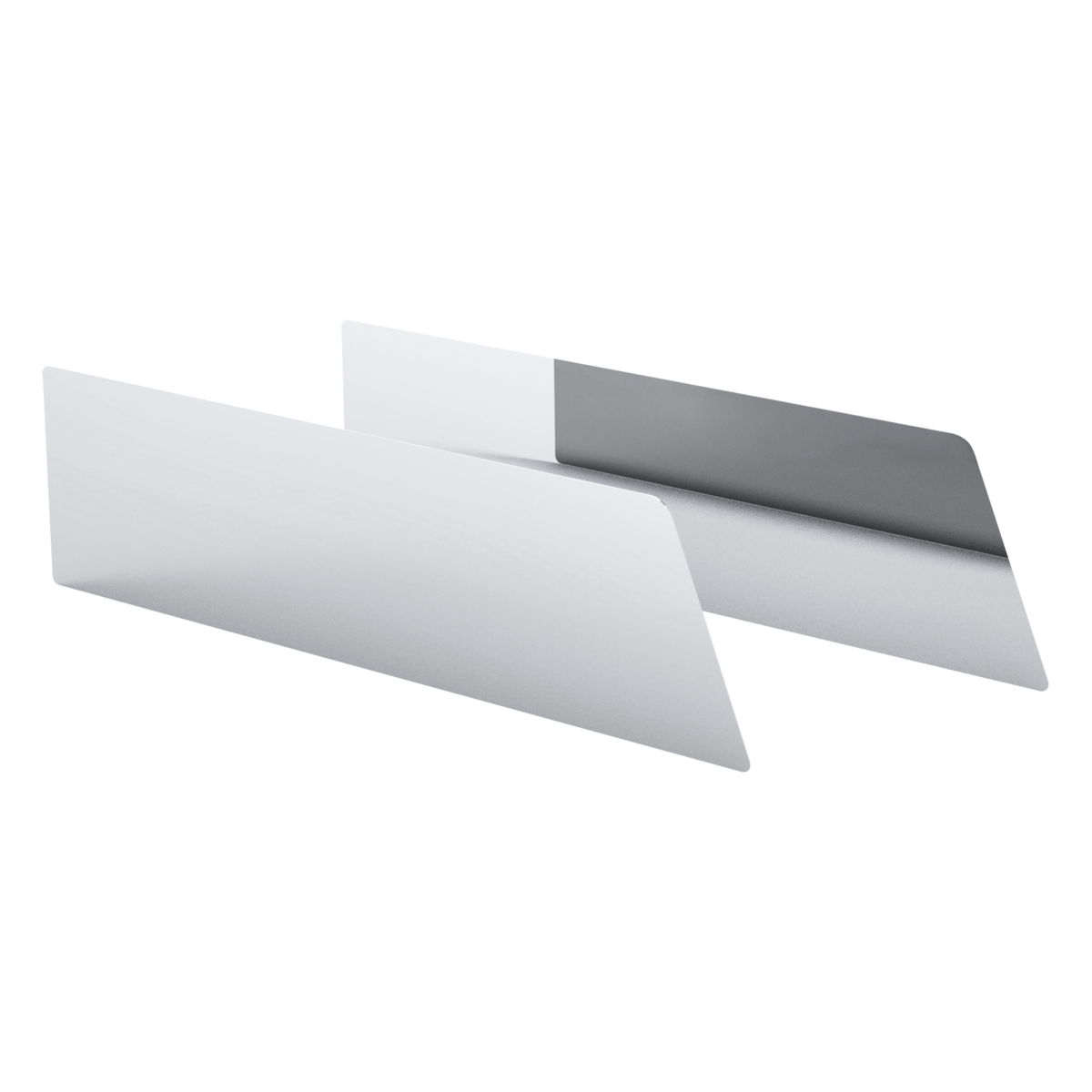 430 Stainless Steel 8" Chop Top Window Trim For 2006-2016 International Prostar With Sealed Vent Window (Pair)