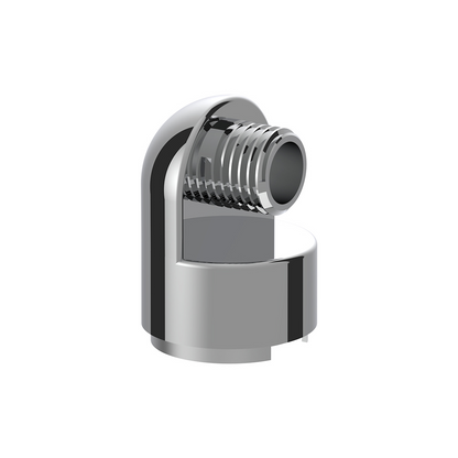 M30X3.5 Thread-On Gearshift Knob Chrome Mounting Adapter For Eaton Fuller Style 13/15/18 Speed - Horizontal (Bulk)