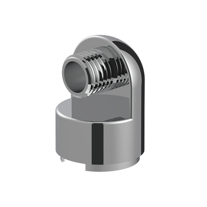 M30X3.5 Thread-On Gearshift Knob Chrome Mounting Adapter For Eaton Fuller Style 13/15/18 Speed - Horizontal (Bulk)