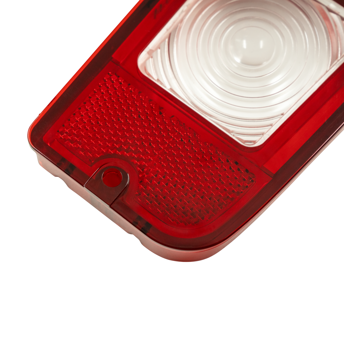 Bundle (2pcs): Tail Light Lens For 1967-1977 Ford Bronco-L/H; Tail Light Lens For 1967-1977 Ford Bronco-R/H