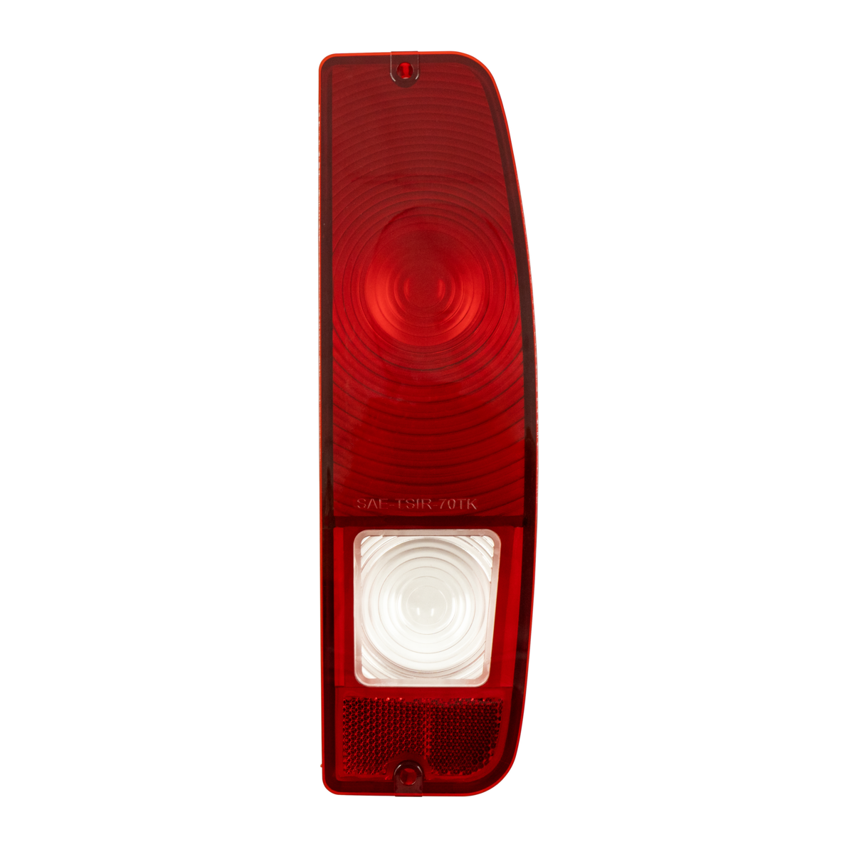 Bundle (2pcs): Tail Light Lens For 1967-1977 Ford Bronco-L/H; Tail Light Lens For 1967-1977 Ford Bronco-R/H