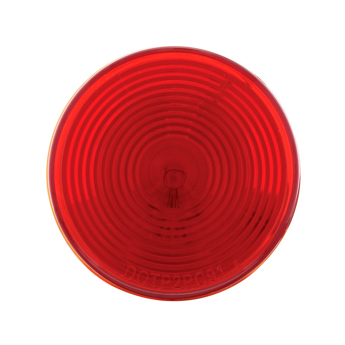 2.5" Round Light (Clearance/Marker) - Red Lens