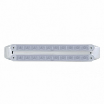 Dual 10 LED 9" Light Bars (Stop, Turn & Tail) - Red LED/Clear Lens