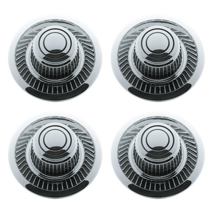 Chrome Plastic Rallye Hubcap For 1968-70 Chevy Camaro (4/Set)