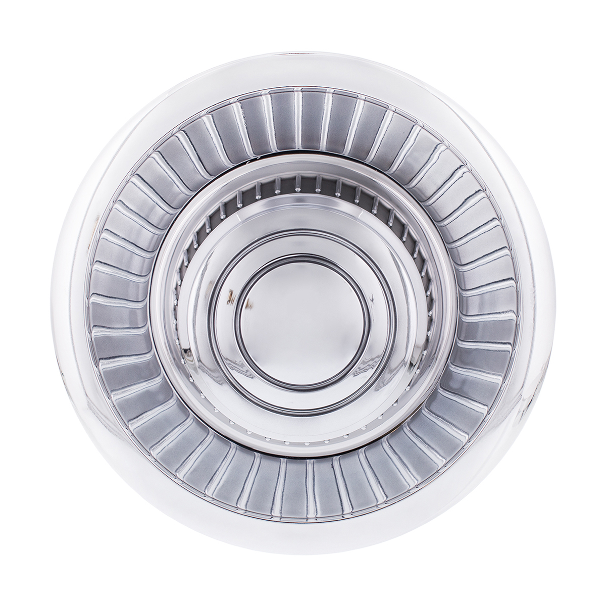 Chrome Plastic Rallye Hubcap For 1968-70 Chevy Camaro (4/Set)