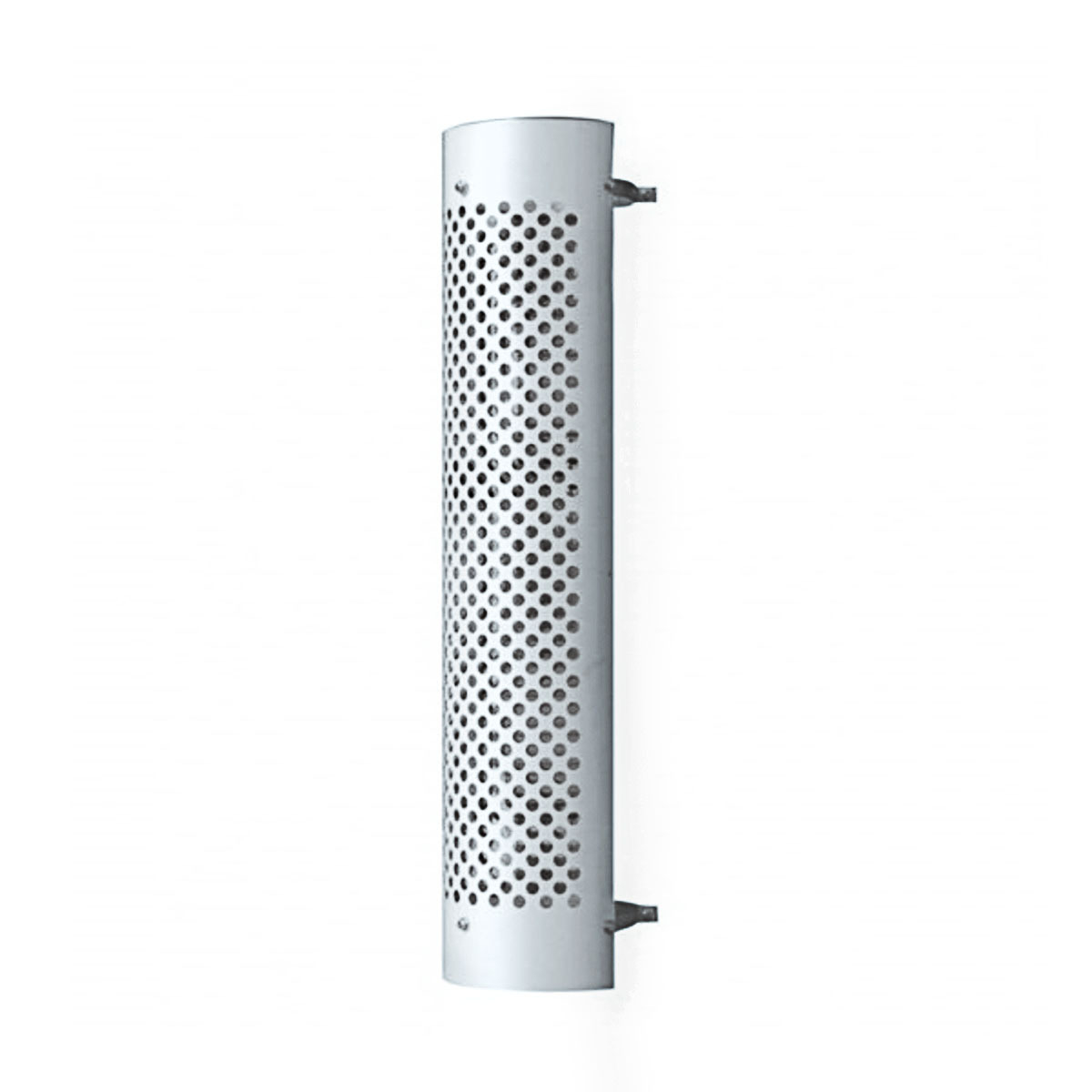 48" Tall 270 Degree Stainless Exhaust Muffler Shield For 9" Diameter Exhaust - Round Slot