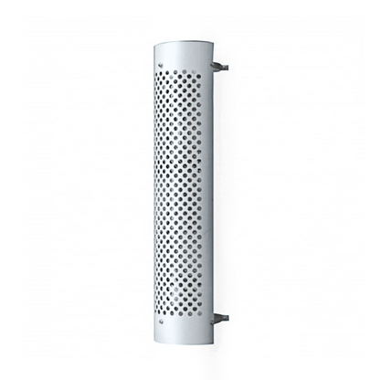 48" Tall 270 Degree Stainless Exhaust Muffler Shield For 9" Diameter Exhaust - Round Slot